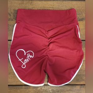 Athletic Scrunchy Booty Shorts